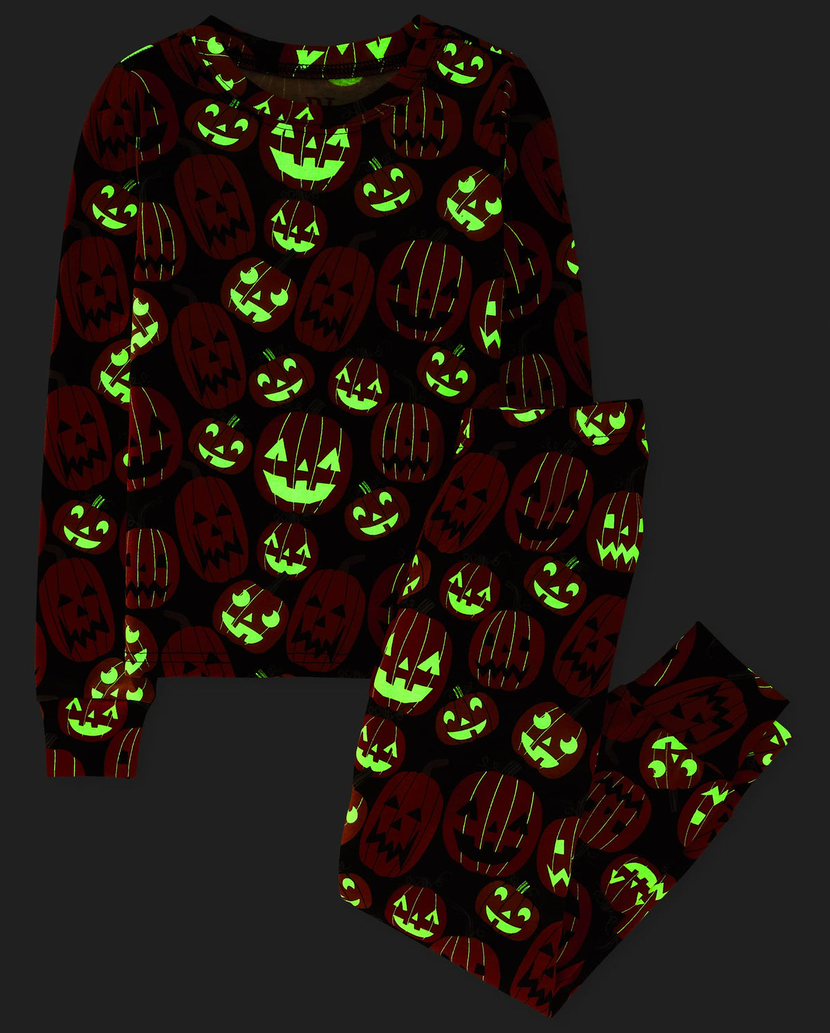 The Children's Place, ensemble de pyjamas assortis pour la famille, Halloween, coton, motif citrouilles, 14 ans