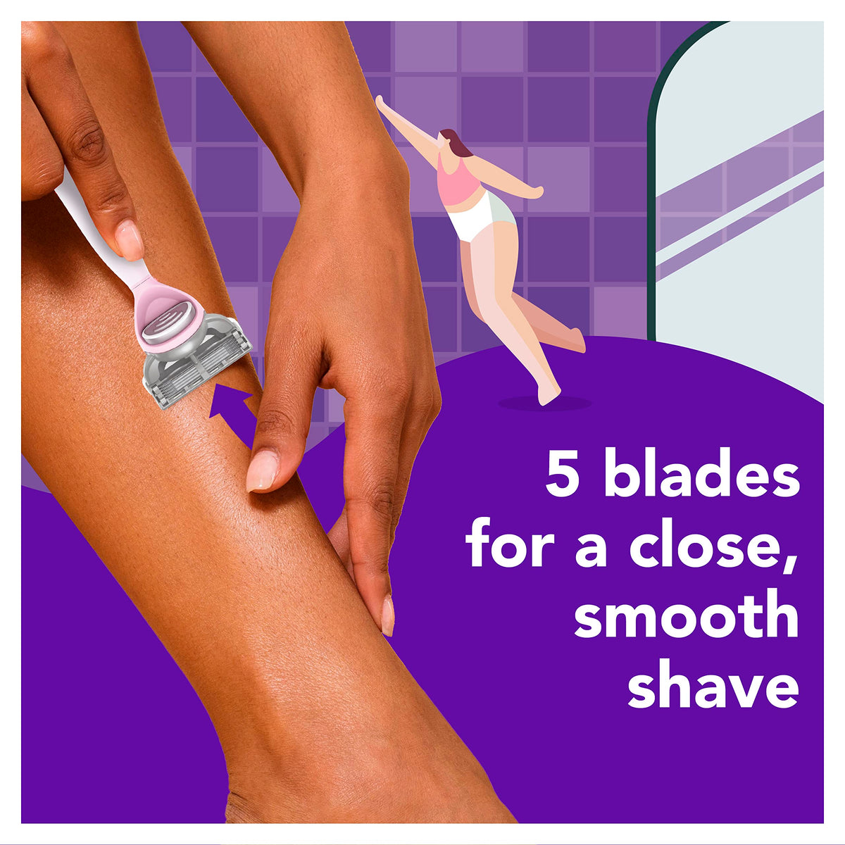 Joy Five-Bladed Twelve Blade Refills, 12 Count