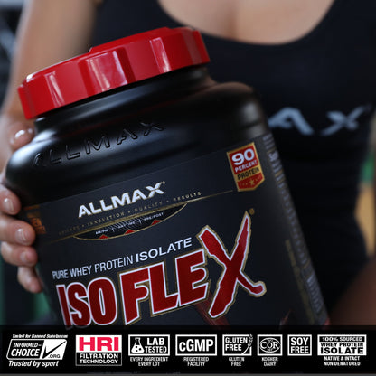 ALLMAX ISOFLEX 100% Ultra-Pure Whey Protein Isolate - Chocolate Peanut Butter - 2 lb