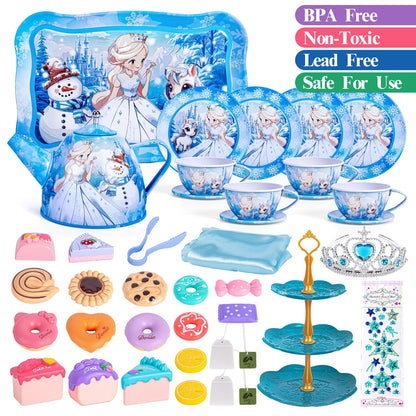 Hohosunlar Kids Tea Party Set for Little Girls Toddlers 3 4 5 6 7 8 🍁 All In One Marketplace Canada