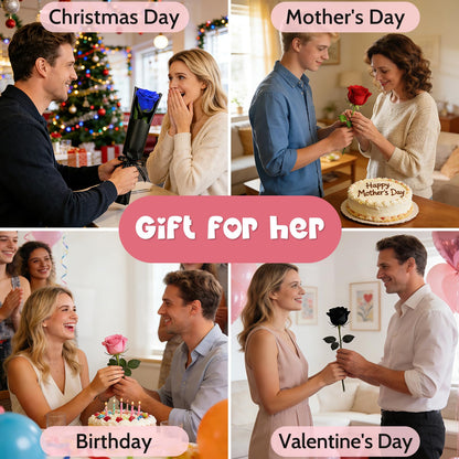 Yamonic Preserved Flowers Rose Gifts for Women Mom,Mothers Day Rose Flower Gifts for Mom,Real Flower Birthday Mom Gifts for Grandma,Wife,Girlfriend Gifts for Christmas,Valentine's Day,Anniversary(Red) 🍁 All In One Marketplace Canada
