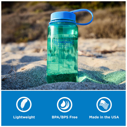 Nalgene 16 oz Wide Mouth Water Bottle, Mocha
