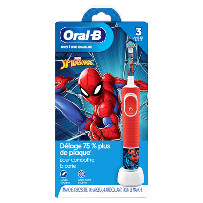 Oral-B Kids Electric Toothbrush featuring Marvel's Spiderman, for Kids 3+ 🍁 All In One Marketplace Canada