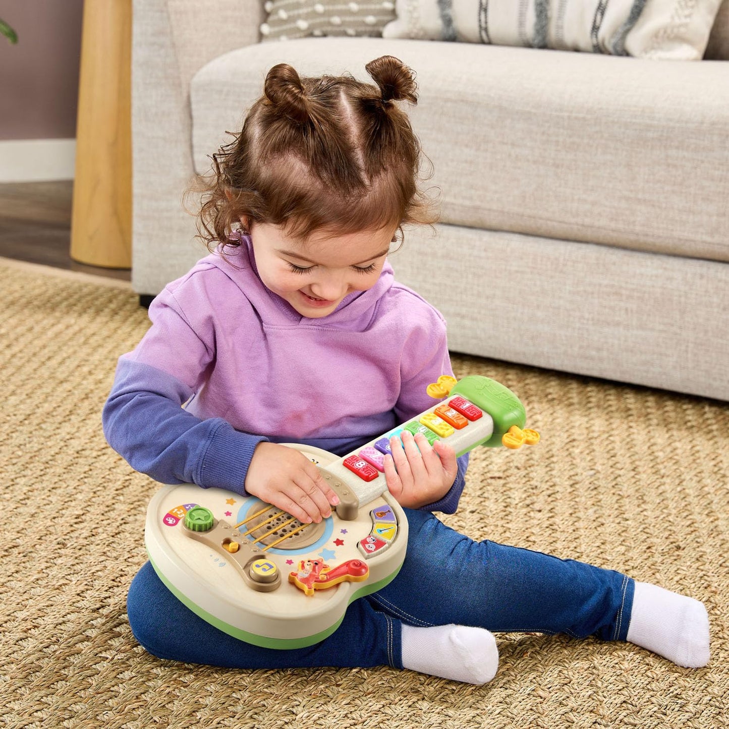 LeapFrog Strum & Count Wooden Guitar (English Version) LeapFrog