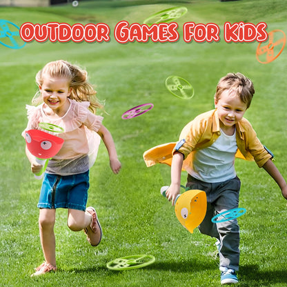 Outdoor Toys for Kids Ages 4-8 - Manual Capture Catching Game with 24 Discs 🍁 All In One Marketplace Canada