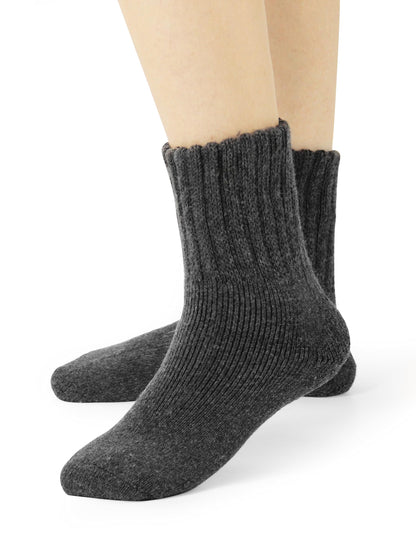 BenSorts Women Boots Socks Warm Thick Cozy Winter Crew Gifts Black Gray 🍁 All In One Marketplace Canada