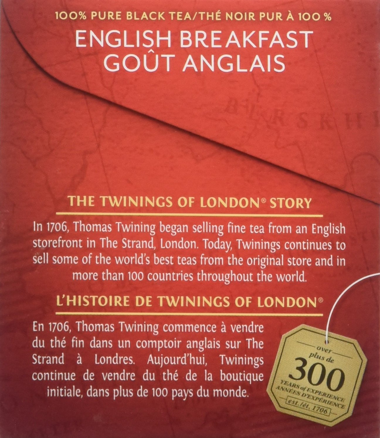 Twinings English Breakfast Individually Wrapped Teabags, Caffeinated, Smooth, Flavourful Black Tea, 20 Count (Pack of 6), Enjoy Hot or Iced