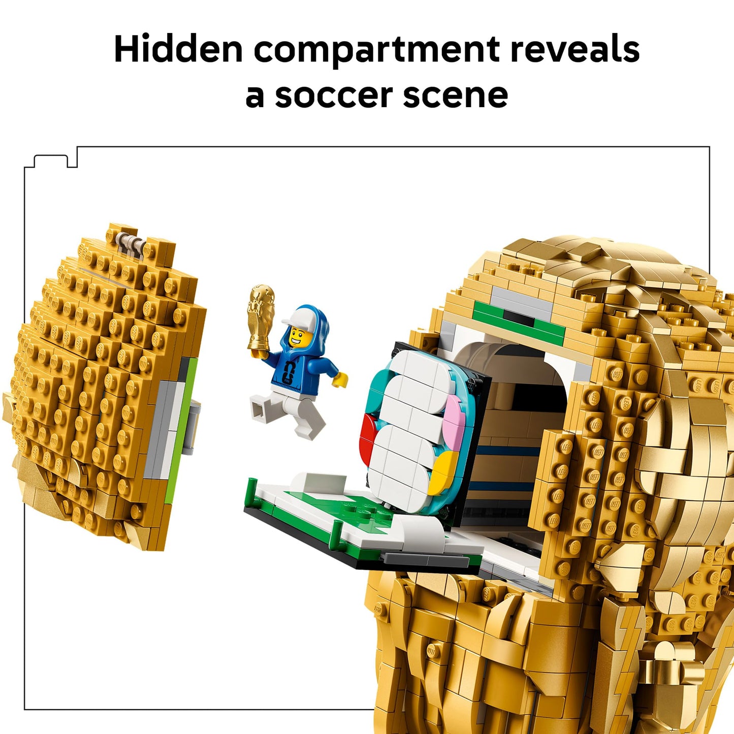 LEGO Editions FIFA World Cup Official Trophy Building Set - Kit for Display in Bedroom, Home Office, Book Shelf - Soccer Fans Collectible - with World Cup 2026 Minifigure - Gift for Fans - 43020 🍁 All In One Marketplace Canada