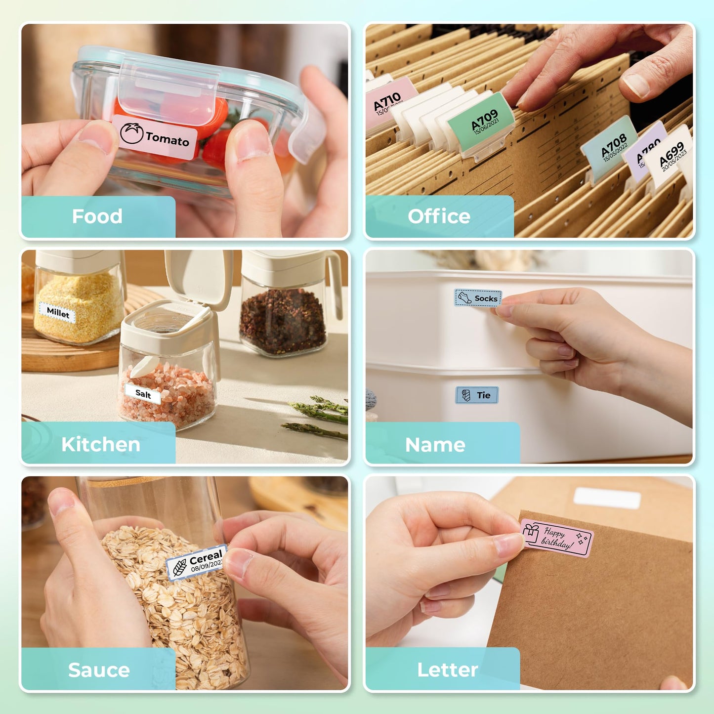 NELKO Genuine P21 Label Tape 14 x 40 mm Label Printing Paper Adhesive Tape Standard Laminated Replacement Multifunctional 180/Roll 3 Rolls - Available at All In One Marketplace Canada