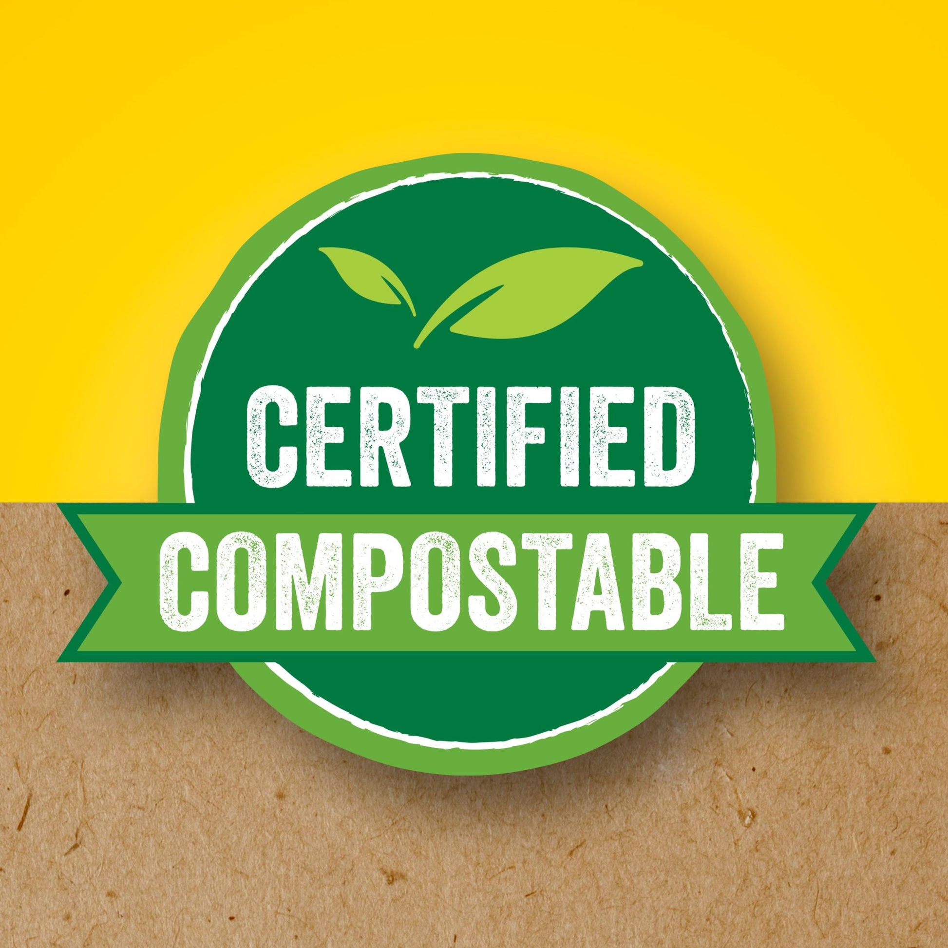 Glad Certified Compostable Drawstring Bags - Small 10 Litres - Drawstring, 80 Compost Trash Bags - Unscented