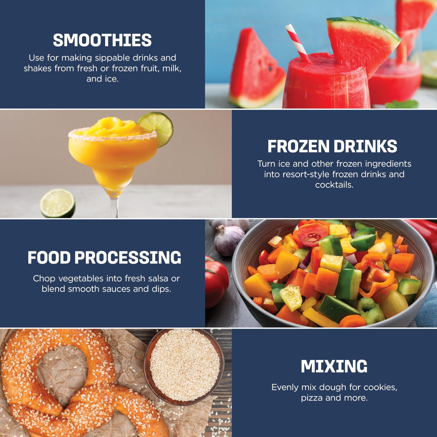 Ninja Kitchen System | All-in-One Food Processor & Blender for Smoothies | Includes Pitcher, (2) 16 oz. to-Go Cups & 8-Cup Bowl | Makes Salsa, Dough, Shakes, & Frozen Drinks | 1500W | Black | BL770 - Available at All In One Marketplace Canada