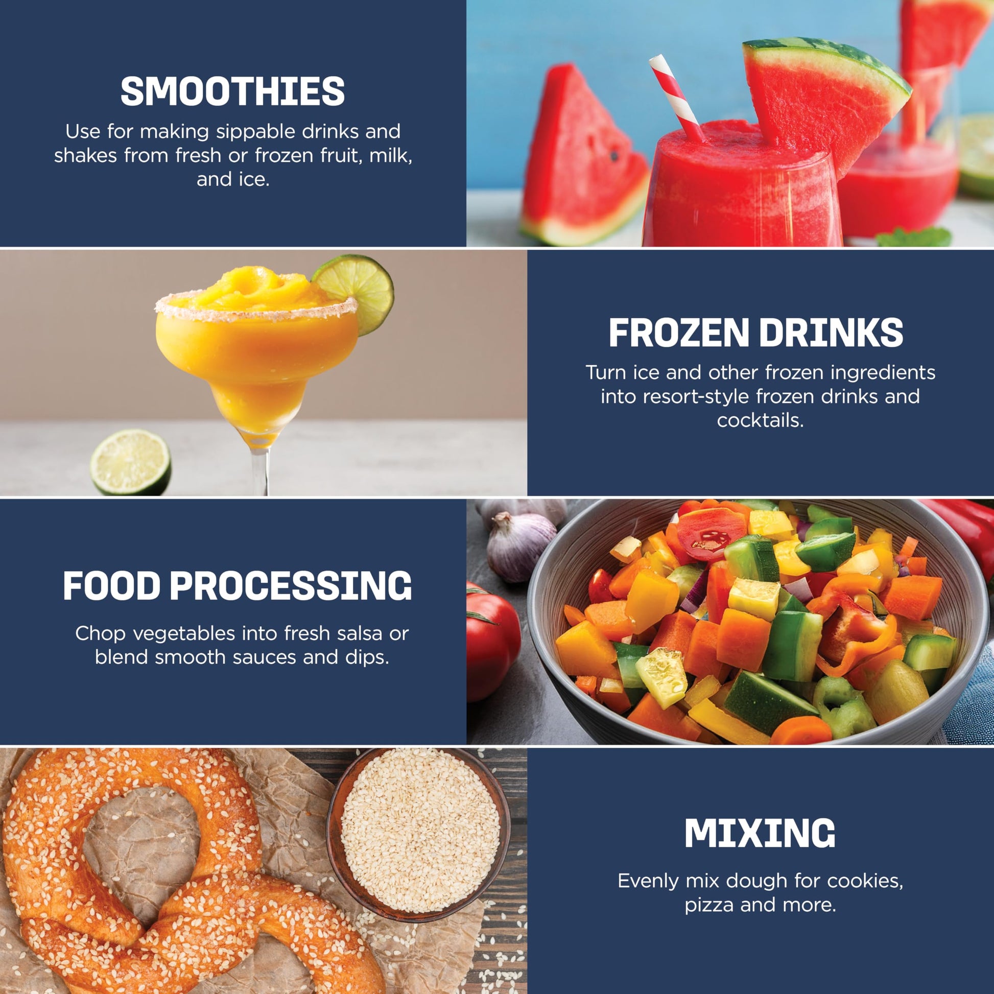 Ninja Kitchen System | All-in-One Food Processor & Blender for Smoothies | Includes Pitcher, (2) 16 oz. to-Go Cups & 8-Cup Bowl | Makes Salsa, Dough, Shakes, & Frozen Drinks | 1500W | Black | BL770 - Available at All In One Marketplace Canada