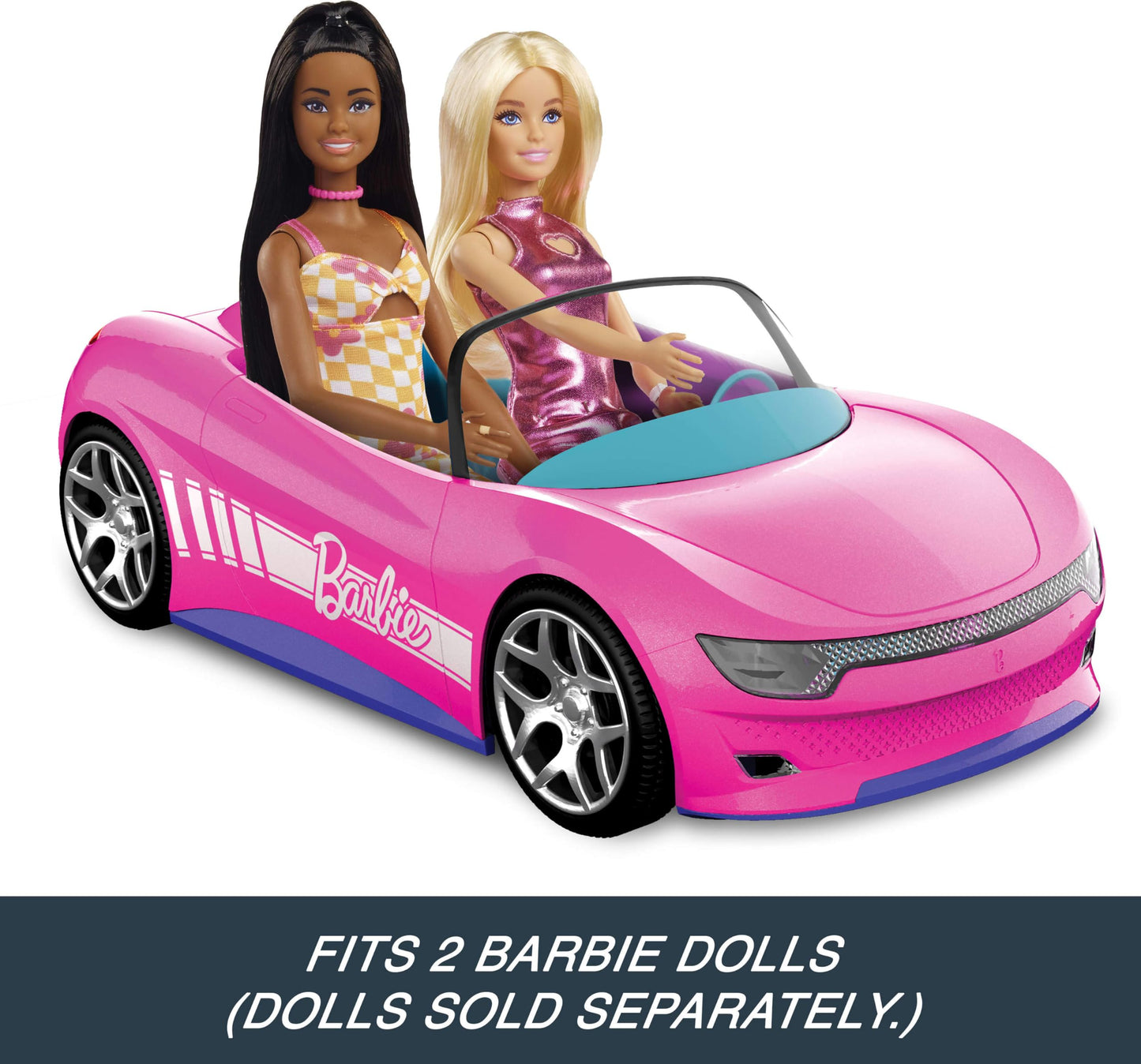Hot Wheels Barbie RC Toy Car, Remote-Control Pink Convertible, Can Hold 2 Barbie Fashion Dolls & Trunk Opens for Storage, Sticker Sheet for Customizing 🍁 All In One Marketplace Canada