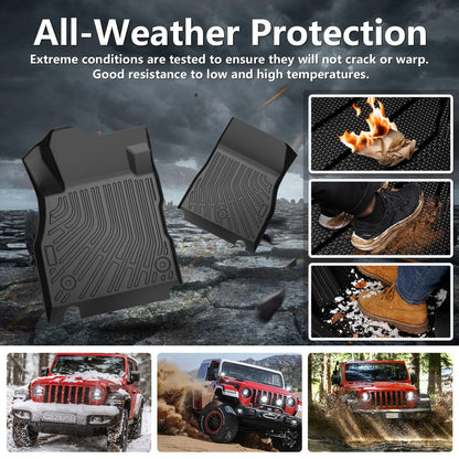 Cacartist Floor Mats Custom Fit for Nissan Kicks 2018-2023 2024 & Kicks Play 2025 Accessories TPE 3D All Weather Floor Liners 1st & 2nd Row Heavy Duty Durable Non-Slip Winter Mats 🍁 All In One Marketplace Canada