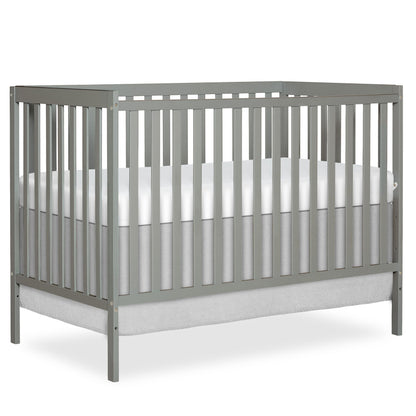 Dream On Me Synergy 5-in-1 Convertible Crib in Cool Grey, Greenguard Gold Certified, BSA Certified, 3 Mattress Height Settings, Classic Nursery Furniture 🍁 All In One Marketplace Canada