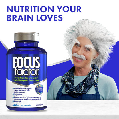 Focus Factor Brain Supplement & Complete Multivitamin (150 Count)
