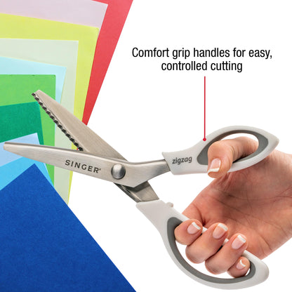 SINGER ProSeries™ 9" Pinking Shears, Stainless Steel No-Fray Zigzag Edge Singer
