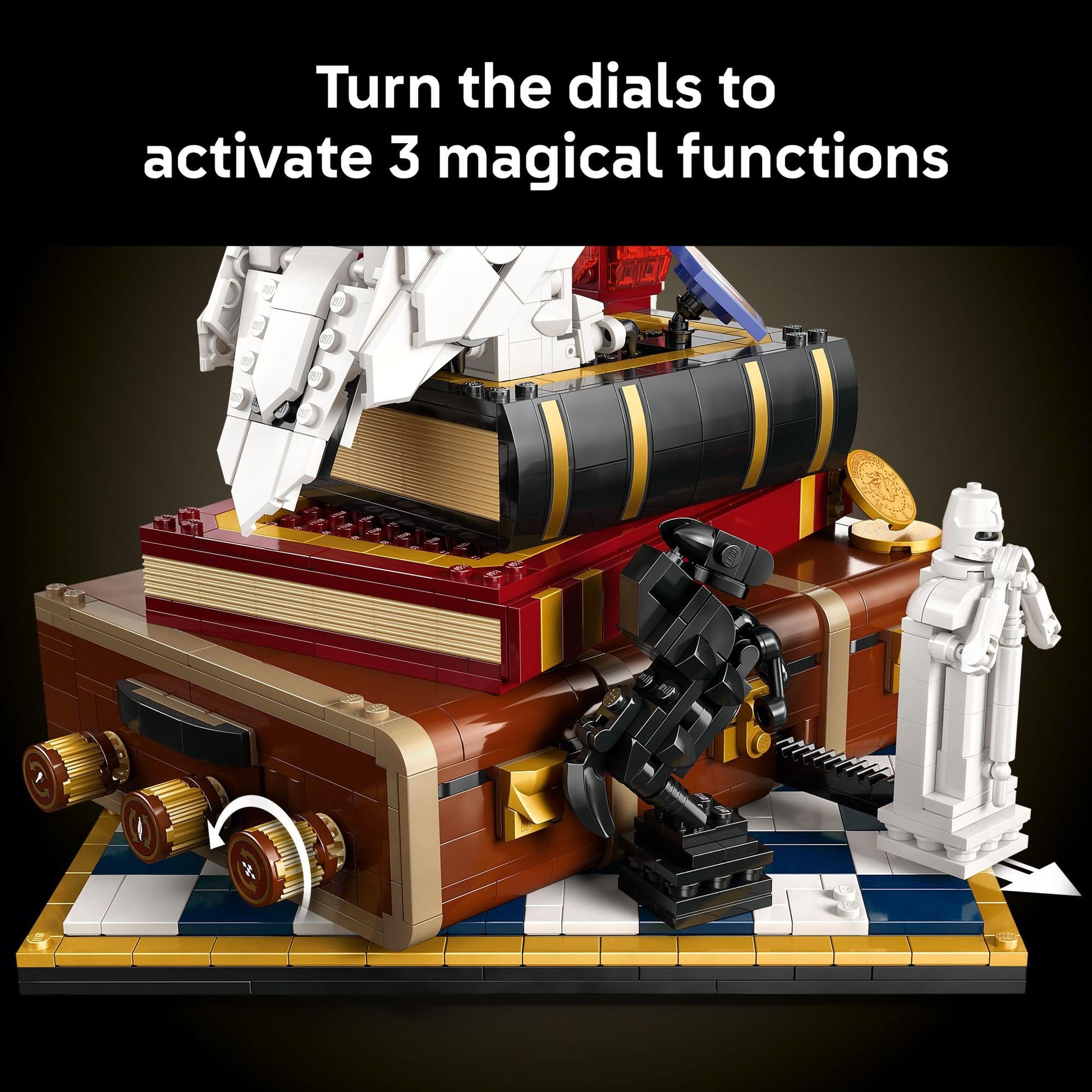 LEGO Harry Potter Sorcerer’s Stone – Collectors’ Edition Building Set for Adults - DIY Craft Kit for Women & Men, Ages 18+ - Buildable Hedwig & 3 Minifigures - Gift Idea for Birthdays - 76466 LEGO