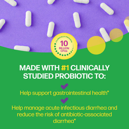 Culturelle Daily Digestive Health Daily Probiotic for Men and Women | With 100% Naturally Sourced Lactobacillus GG Strain †††††† | Pharmacist Recommended ††††† | Gluten Free and Vegan | 30 Count Capsules Culturelle