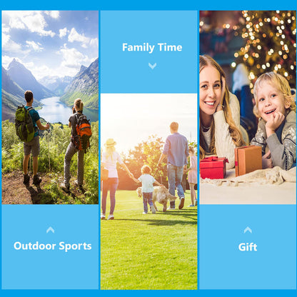 NXGKET Walkie Talkies for Kids Adults, Rechargeable Long Range Walky Talky 2 Way Radios 22 Channels with Li-ion Battery USB-C Cable for Family Toys Gift Camping Hiking 2 Pack