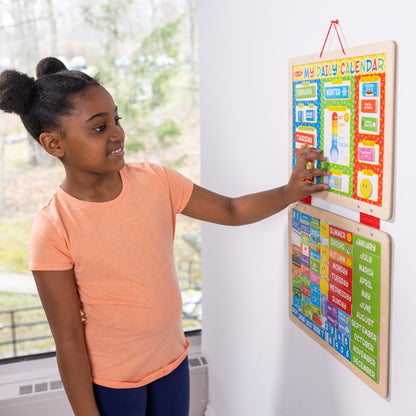 Melissa & Doug My First Daily Magnetic Calendar, Classroom Calendar for Kids Activities with Weather & Seasons, Preschool Toys for Girls & Boys Ages 4+ Melissa & Doug