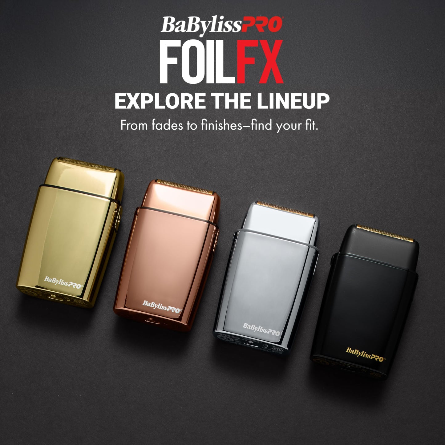 Rasoir double grille BaBylissPRO Barberology BlackFX