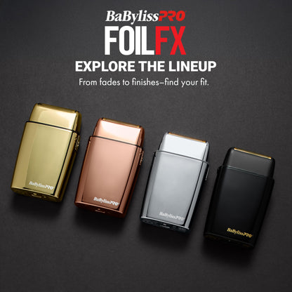 Rasoir double grille BaBylissPRO Barberology BlackFX