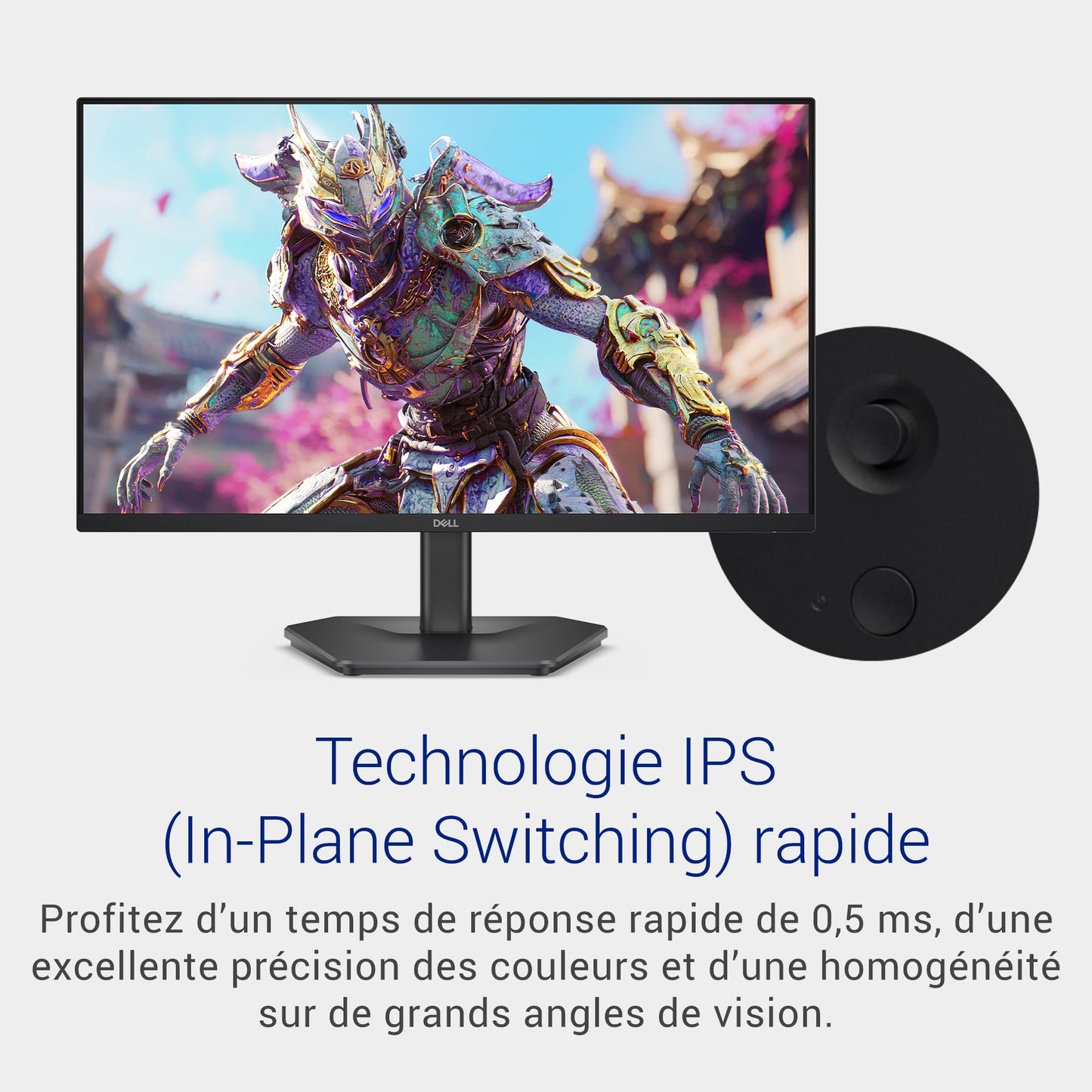 Dell 24 240Hz Monitor - SE2426HG - 23.8-inch FHD (1920x1080) 240Hz Display, in-Plane Switching (IPS) Technology, AMD FreeSync™ Premium, TÜV 3-Star, 2X HDMI, DisplayPort 1.4, Tilt Dell