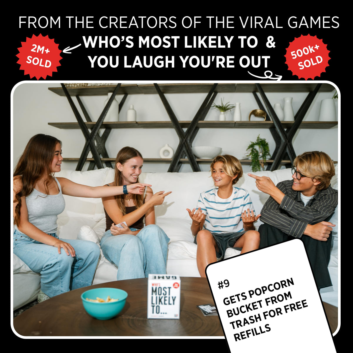 Who's Most Likely to... Kinda Clean Edition | Family Card Game | Ages 14+ 🍁 All In One Marketplace Canada