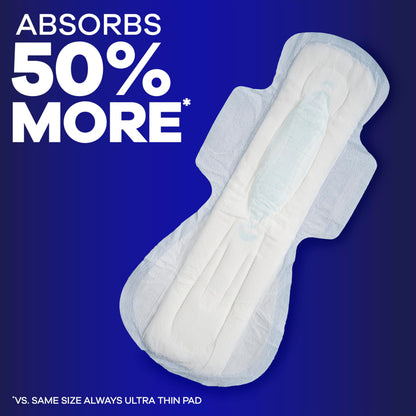 ALWAYS MAXI OVERNIGHT PADS WITH WINGS, SIZE 5, EXTRA HEAVY OVERNIGHT, UNSCENTED, 72 COUNT TOTAL (PACK OF 3)