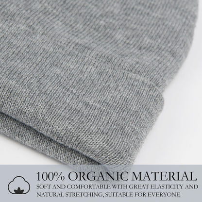 MENOLY Kids Winter hat, 4 Pack Kids Winter Beanies Hat Skull Cap Stretch Knit Beanie Hat Cap for Girls Boys Toddler Toque- Ginger Yellow, Light Gray, Military Green, Burgundy 🍁 All In One Marketplace Canada