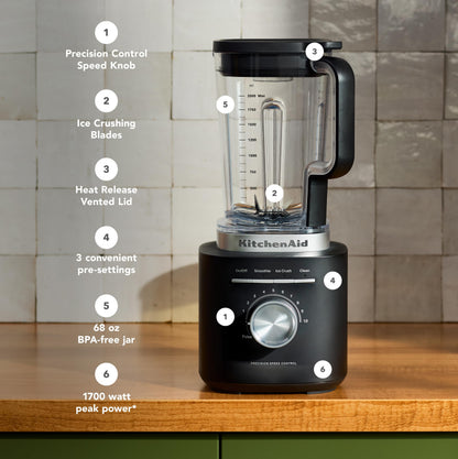 KitchenAid® Pure Power Blender KSB2072BM - Black Matte 🍁 All In One Marketplace Canada