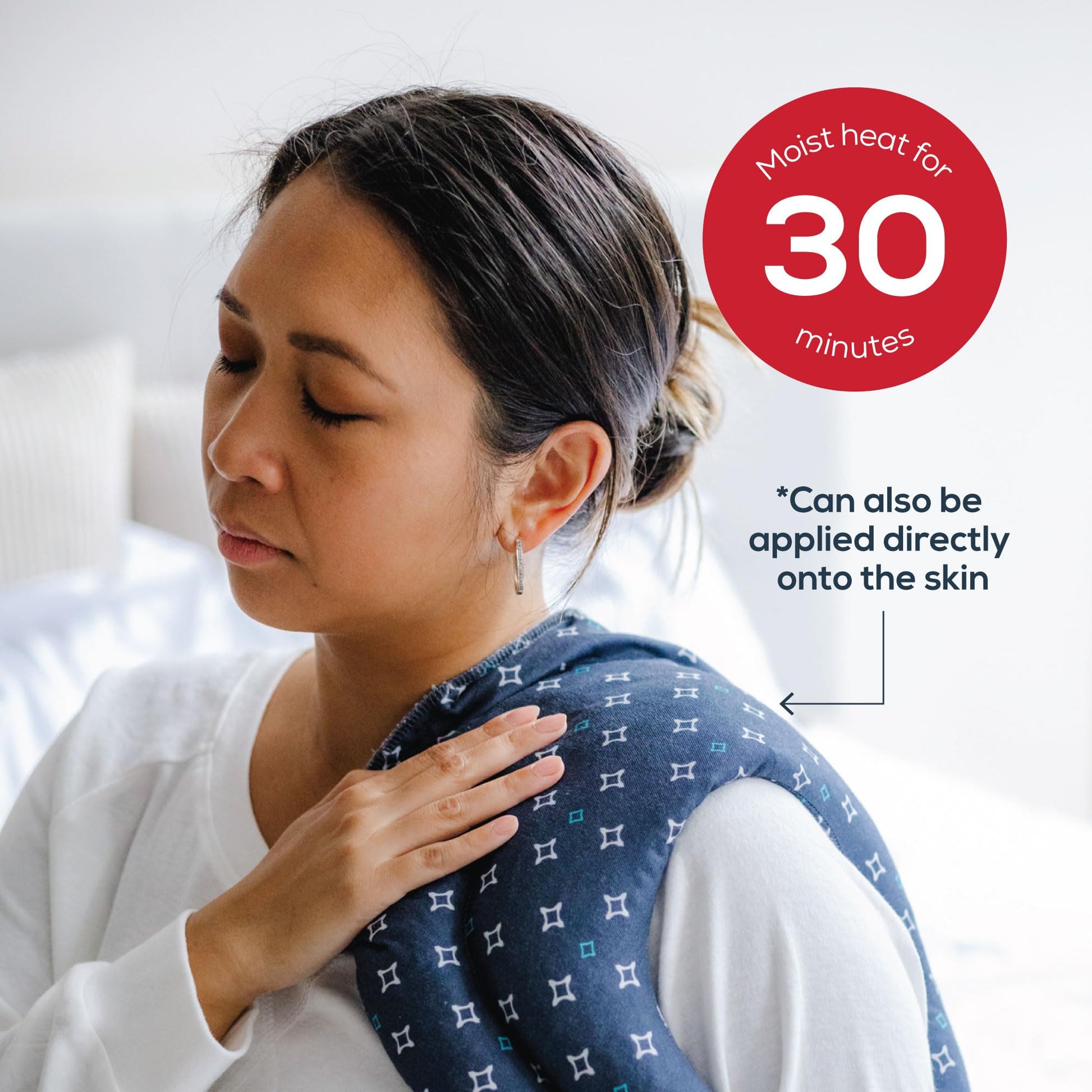 Magic Bag Signature Edition Neck-to-Back Hot & Cold Compress, Hot/Cold Therapy for Neck and Shoulder Pain Relief, Awarded with the Family-Tested, Family-Approved Seal, Cordless Magic Bag