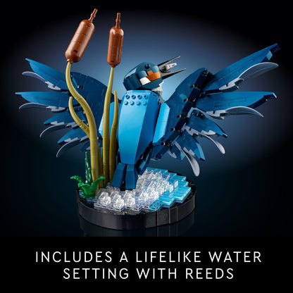 LEGO Icons Kingfisher Model Building Kit - Detailed 3D Puzzle for Adults, 18+ - Collectible, Relaxing DIY Craft for Bird Lovers - Gift for Mother's Day - 10331 LEGO