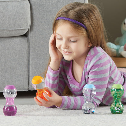 hand2mind Express Your Feelings Sensory Bottles- Excited, Impatient, Lonely, Nervous