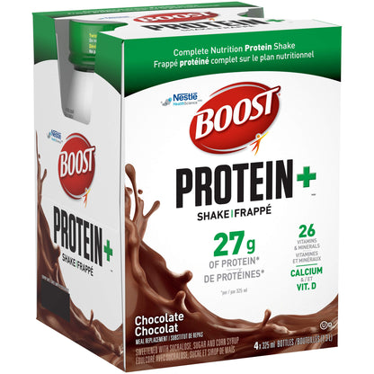 Boost Protein+ Chocolate Meal Replacement Shake, 12-Pack