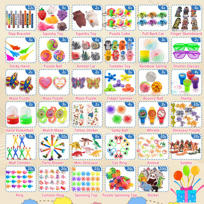 350PCS Party Favors for Kids Birthday Pinata Filler & Goodie Bag Items 🍁 All In One Marketplace Canada