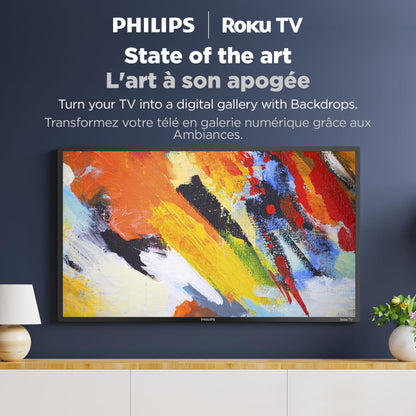Philips 50PQL7676/F6 7600 Series 50-Inch 4K UHD QLED Roku TV