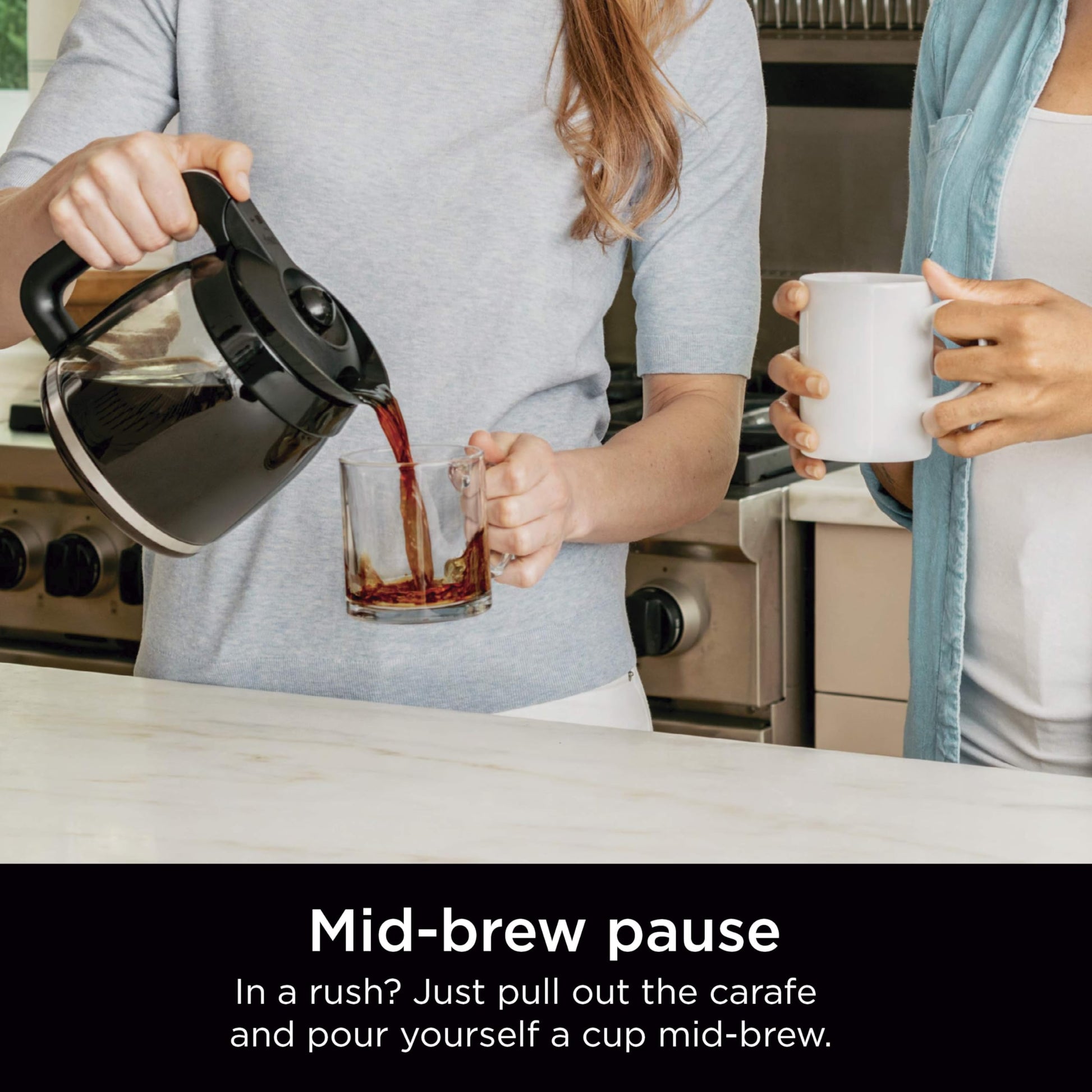 Ninja 12-Cup Programmable Coffee Maker with Glass Carafe – Classic & Rich Brew Styles, Delay Brew & Removable 60oz Water Reservoir, Black/Stainless Steel, CE250C (Canadian Version) Ninja