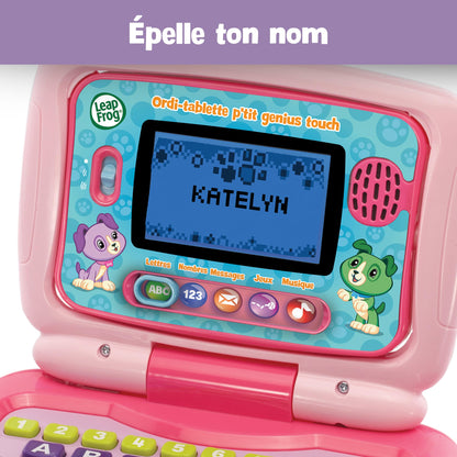 Leapfrog 2-in-1 LeapTop Touch Pink (French Version)
