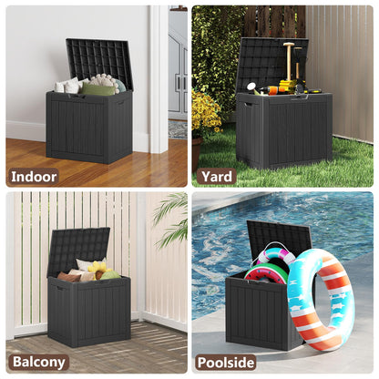 Ceecysaa 31 Gallon Deck Box Outdoor, Waterproof Storage Box, Black 🍁 All In One Marketplace Canada