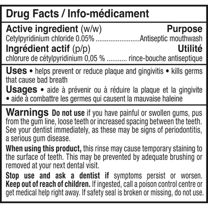 TheraBreath Healthy Gums Oral Rinse, Helps Fight Gingivitis. Alcohol-Free & Dye-Free Mouthwash, Certified Vegan, Halal, Kosher & Gluten-Free, Clean Mint, 1L (Pack of 1)