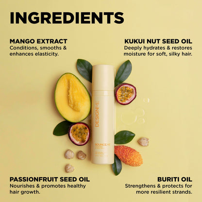 Design.Me BOUNCE.ME Curling Gel Spray | Frizz-Free Curl Defining Gel - Refresh Curls, Waves, Coils | Non-Crunchy, Non-Sticky Formula - Climate Control Styling, 7.77Oz - Available at All In One Marketplace Canada