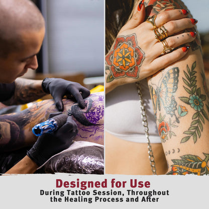 Hustle Butter Tattoo Aftercare 5oz Tattoo Balm, Heals + Protects New Tattoos and Rejuvenates Older Tattoos - 100% Vegan Tattoo Cream No-Petroleum - Available at All In One Marketplace Canada