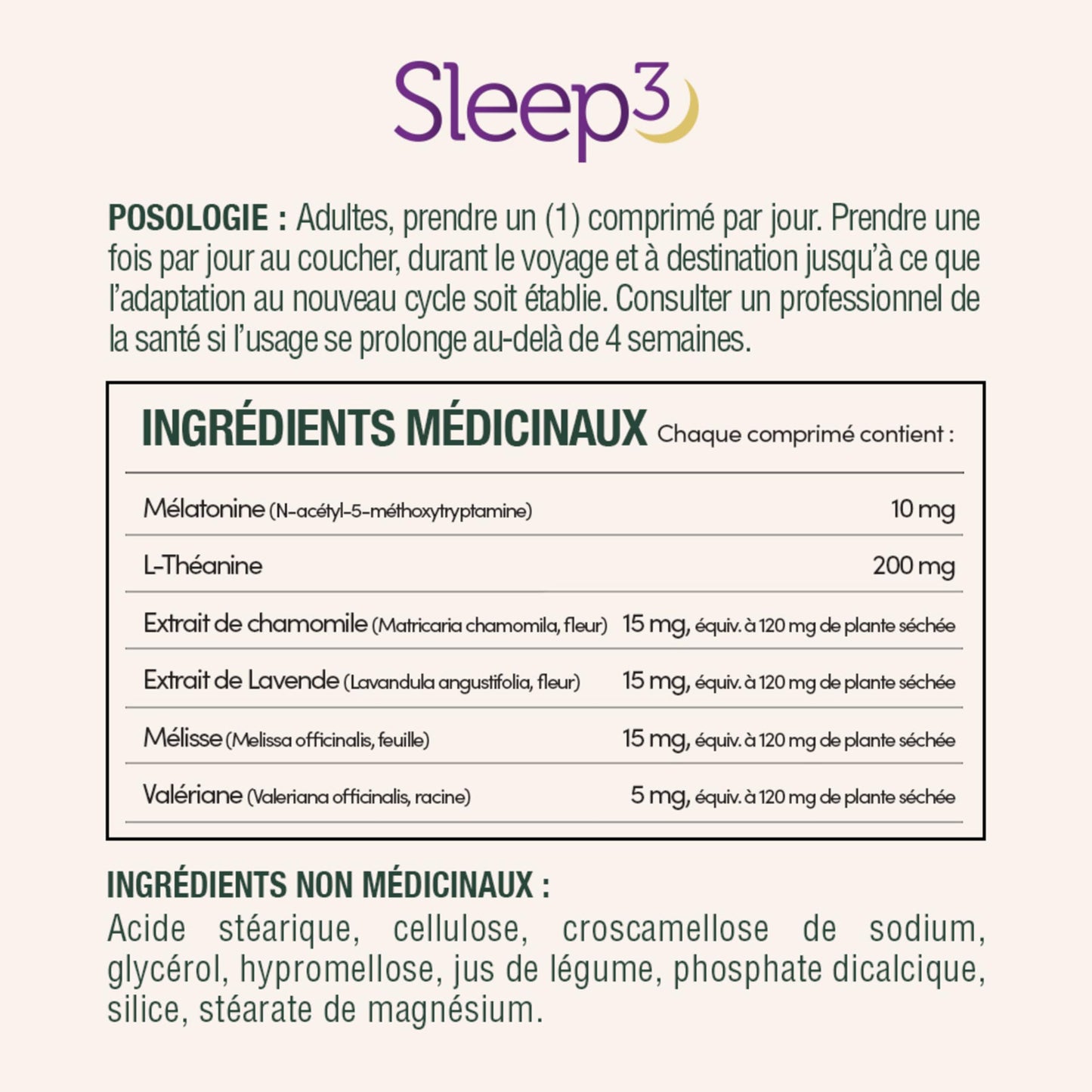NATURE'S BOUNTY Sleep 3, Triplayer Technology, Melatonin, L-Theanine & Herbal Blend, 50 g - Available at All In One Marketplace Canada