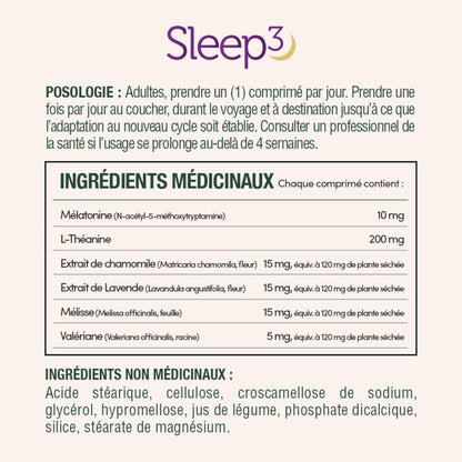 NATURE'S BOUNTY Sleep 3, Triplayer Technology, Melatonin, L-Theanine & Herbal Blend, 50 g - Available at All In One Marketplace Canada
