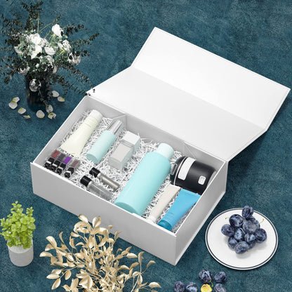 RYDDOY 9.5x6x3'' Gift Box, 5 Pack White Gift Boxes with Lids for Presents 🍁 All In One Marketplace Canada