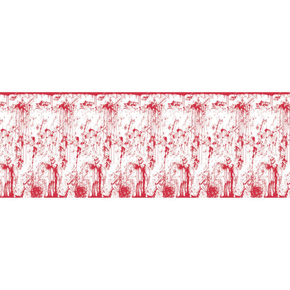 Toile de fond mur ensanglanté Beistle, 1,22 m sur 9,14 m