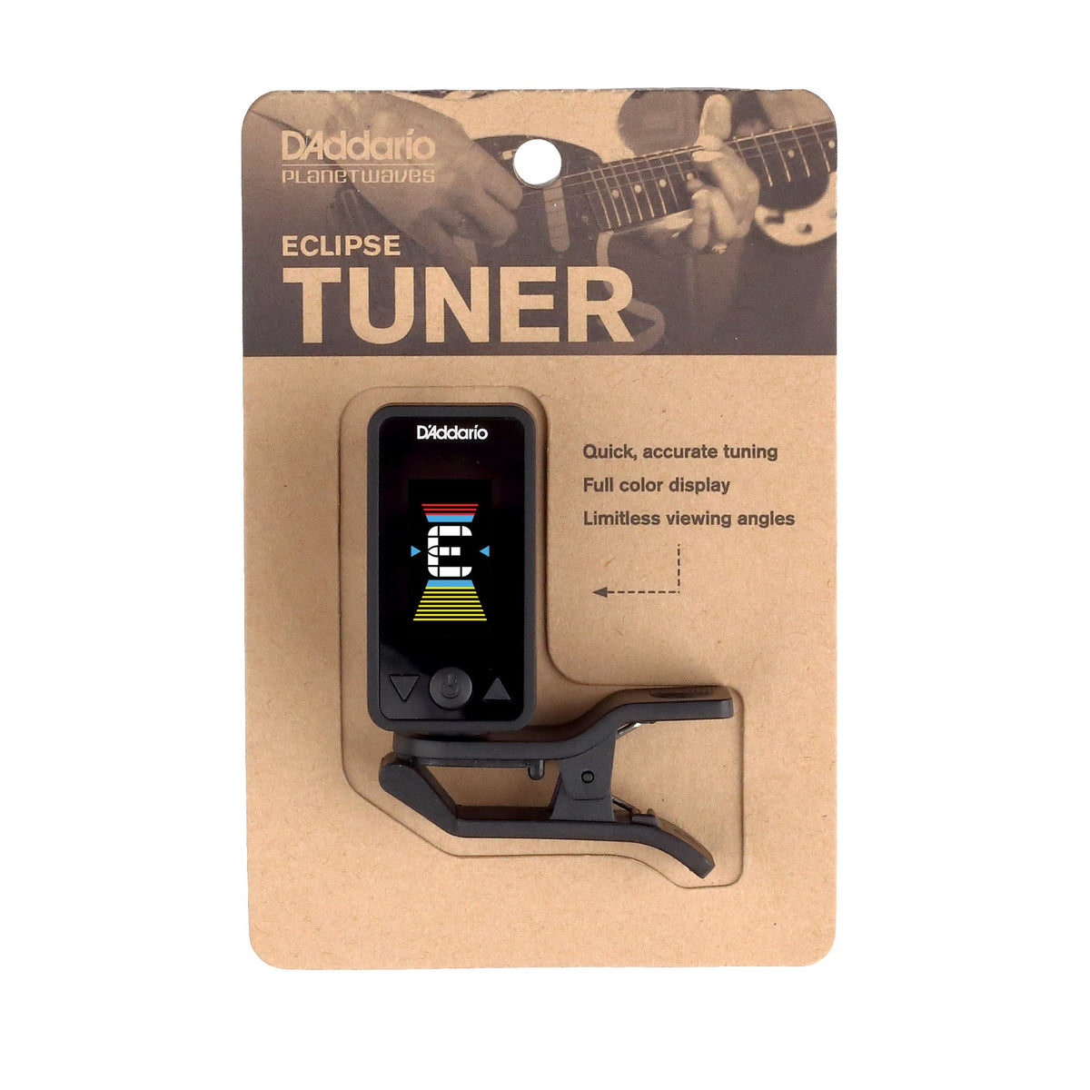 Planet Waves PW-CT-17BK Eclipse Headstock Tuner, Black