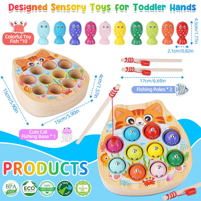 FCSONU Toddler Toys for 2 3 Year Old Boy Girl|Magnetic Fishing Game for Kid 🍁 All In One Marketplace Canada